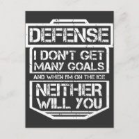 Kids Ice Hockey T - Shirt Funny Defenseman Player