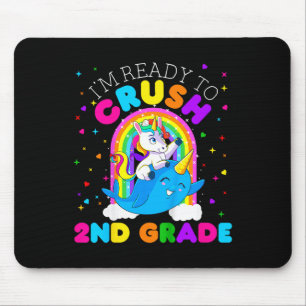 Kids ich bin bereit, die 2. Klasse Einhorn zu knac Mousepad