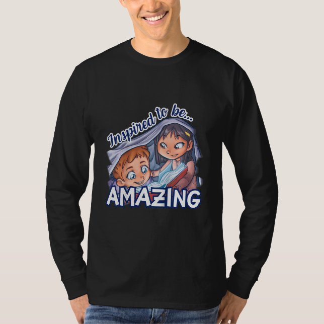 Kids Inspired to be Amazing Embrace Your Potential T-Shirt (Vorderseite)