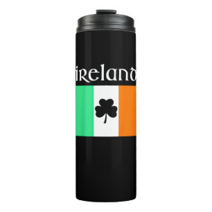 Kids Ireland Shirt Irish Flag Shirt St Patricks Da Thermosbecher