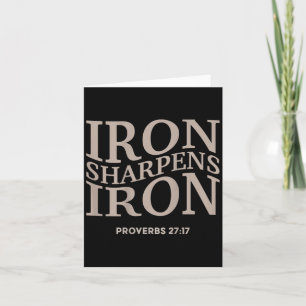 Kids Iron Sharpens Iron Jugend Christlich Jesus Wo Karte