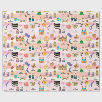Kids Islamic Gift Wrap – Colourful Eid & Ramadan Geschenkpapier
