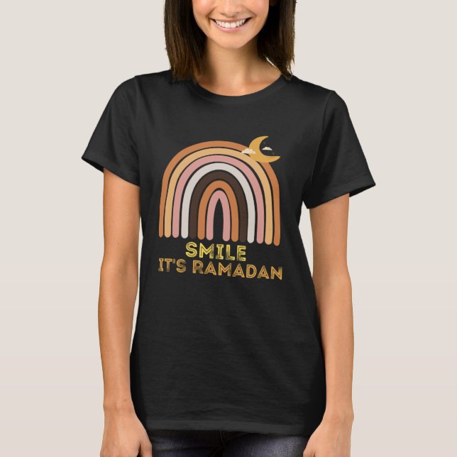 Kids It s Ramadan Bro Smile Muslim s Fasting Month T-Shirt (Vorderseite)