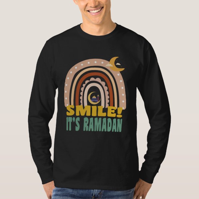 Kids It s Ramadan Bro Smile Muslim s Fasting Month T-Shirt (Vorderseite)