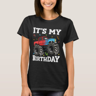 Kids its Birthday Monster Truck Birthday Boy to T-Shirt