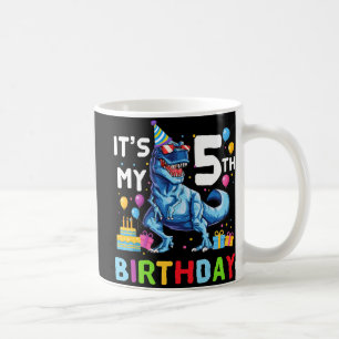 Kids Its My 5th Birthday Unicorn (5 year old girl Kaffeetasse