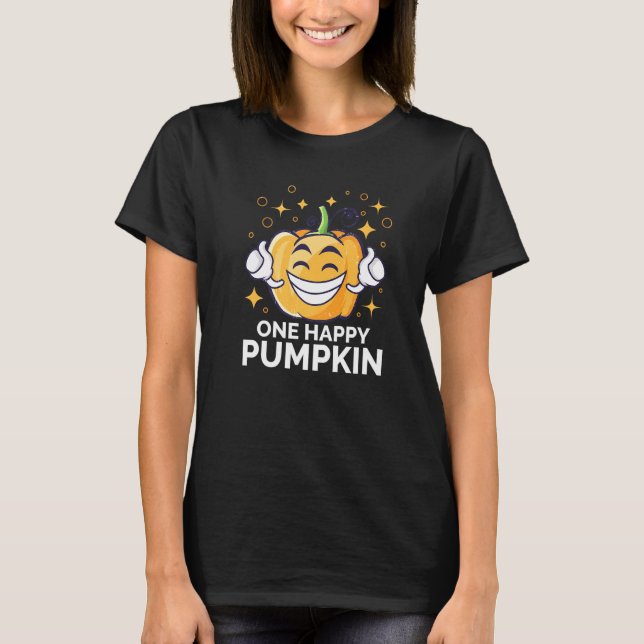 Kids Jackolantern Shirts Halloween Kostüm Ein Haar (Vorderseite)