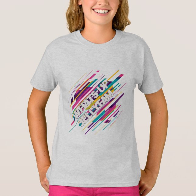 Kids JellyFam Baseball Long Sleeve T-Shirt (Vorderseite)