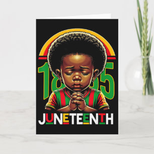 Kids Juneteenth Prinz 1865 Black History Month To Karte