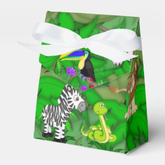 Kids Jungle Animals Birthday Party Favor Box Geschenkschachtel