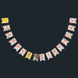 Kids Karate Party Happy Birthday Banner<br><div class="desc">Farbenfrohe Karate-Silhouetten für eine Geburtstagsfeier-Dekoration. Machen wir ein einzigartiges und originelles Fest mit diesem lustigen Kampfkunstdesign. Super niedlich und die perfekte Ergänzung für ein großartiges Karate-Party. Personalisieren Sie Alter,  Foto und Namen Ihres Kindes.</div>