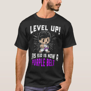 Kids Karate Uniform Lila Belt Award T Shirt Gesche