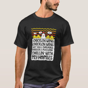 Kids Kids Chicken Wing Chicken Wing Hot Dog Und Bo T-Shirt