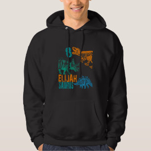 Kids Kids Elijah Saurus 8. Geburtstag Boys Rex Bda Hoodie