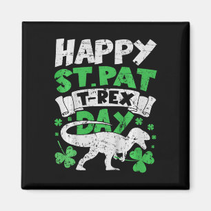 Kids Kids Frohe St Pat Trex Tag Dino St Patricks D Magnet