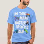 Kids Kids Monster Truck Birthday TShirt - 5 Year O<br><div class="desc">Kids Kids Monster Truck Birthday TShirt - 5 Jahre altes BDay Party .</div>