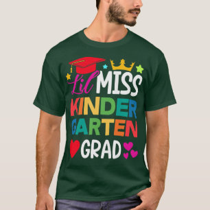 Kids Kindergarten Graduation Lil Miss Kindergarten T-Shirt