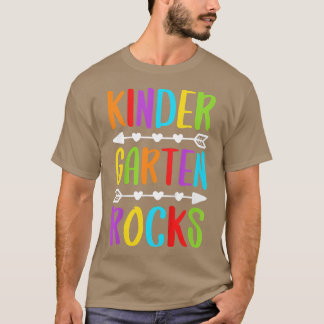 Kids Kindergarten Rocks Back To School Teacher Gif T-Shirt