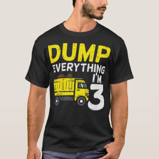 Kids kippen alles Im 3 LKW Drei Jahre alt 3r T-Shirt