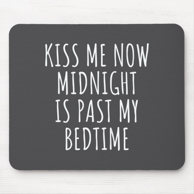 Kids Kiss Me Now Funny Boys Girls Kid Toddler New  Mousepad (Vorne)