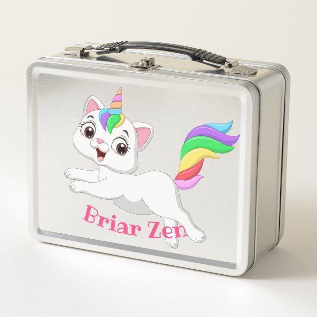 Kids Kitty Unicorn Lunchbox (Vorderseite)