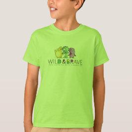 Kids-Kleidung, wild und mutig T-Shirt