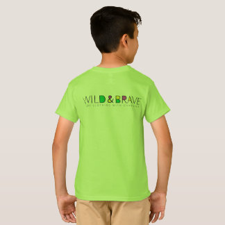 Kids-Kleidung, wild und mutig T-Shirt