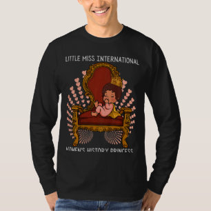 Kids Kleine Miss International Women History Prin T-Shirt