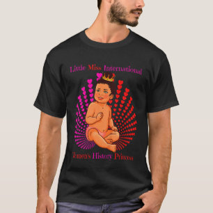 Kids Kleine Miss International Women History Prin T-Shirt