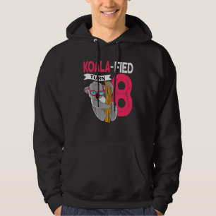 Kids Koala Fied Turn 8. Geburtstag Koalafied Hoodie