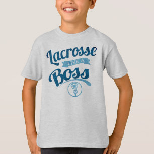 Kids-Lacrosse wie ein Boss Hanes-T - Shirt