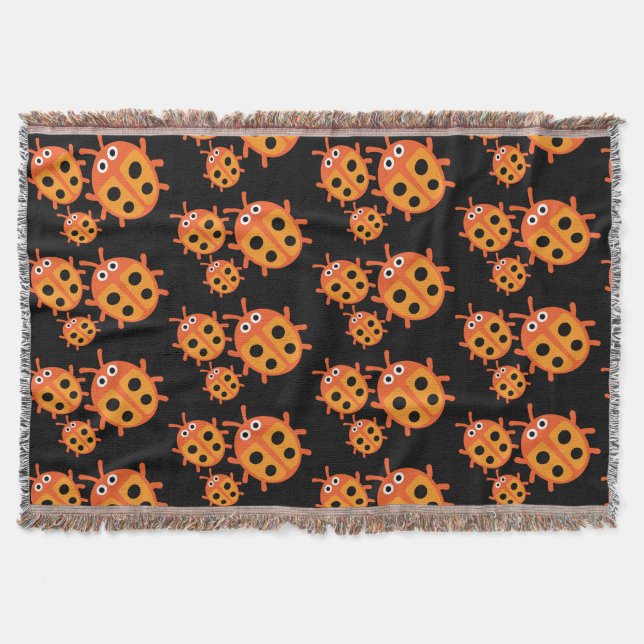 Kids Ladybird Family Decke (Vorderseite)