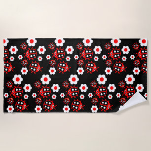 Kids Ladybug Strandtuch