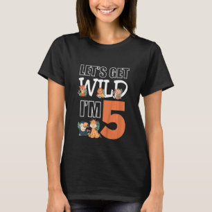 Kids Lasse Wild Im 5 Kindergeburtstag Animals Zoo T-Shirt