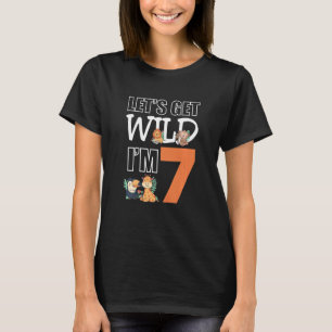 Kids Lasse Wild Im 7 Kindergeburtstag Animals Zoo T-Shirt