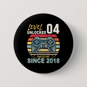 Kids Level 4 freigeschaltet Awesome seit Gamer-Ges Button