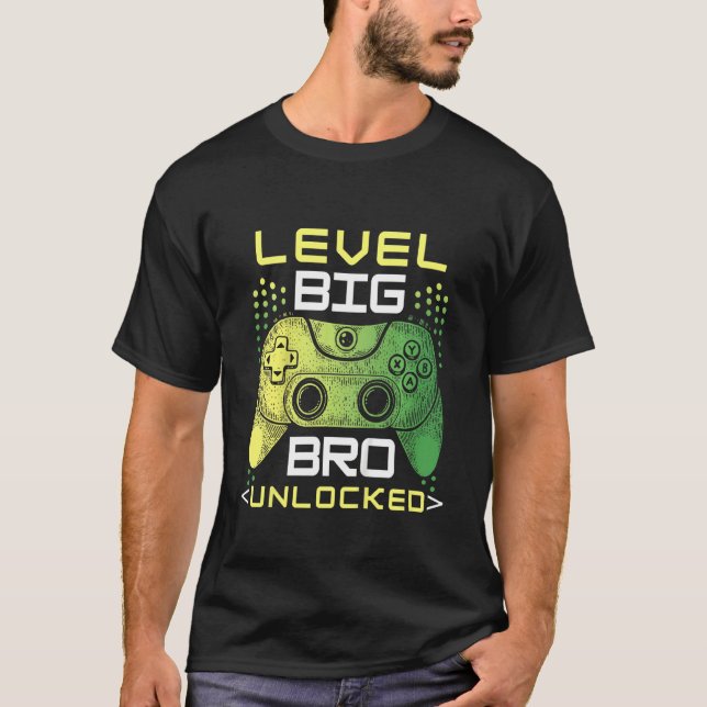 Kids Level Big Bro Entsperrt neues Big Brother Vid T-Shirt (Vorderseite)