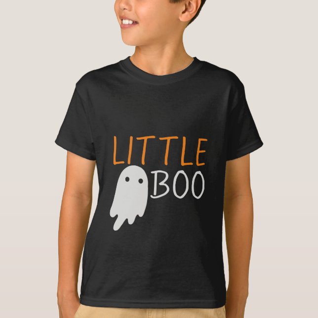 Kid's Little Boo Halloween Shirt (Vorderseite)