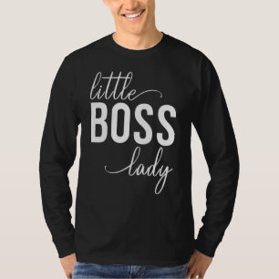 Kids Little Boss Lady Baby Children Kindermädchen T-Shirt