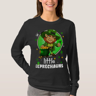 Kids Little Leprechaun with Kleeblatt St Patricks T-Shirt
