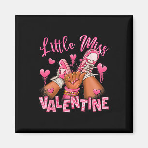 Kids Little Miss Valentine Afro Sneaker Valentinst Magnet