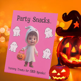 Kids Little Spooks Halloween-Party Snacks Sockelschild