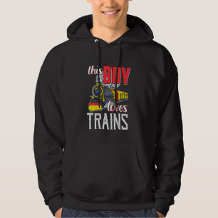 Kids Locomotive Steam Motor Bahn - Dieser junge Ma Hoodie