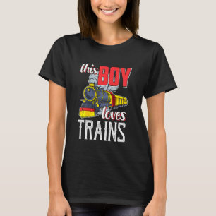 Kids Locomotive Steam Motor Bahn - Dieser junge Ma T-Shirt