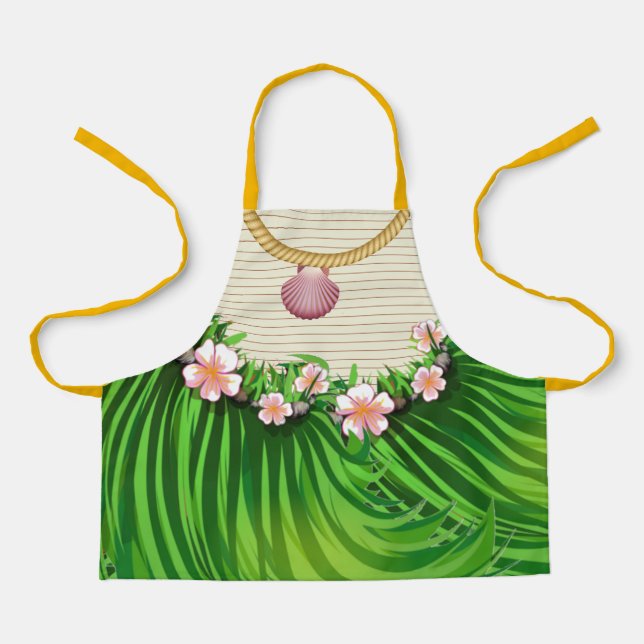 Kids Luau oder Let's Just Hula Schürze (Vorderseite)