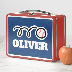 Kid's Lunch Box mit individuellem Baseballsportpri