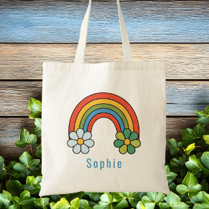 Kids Mädchen Süße Trendige Whimsical Regenbogen Tragetasche