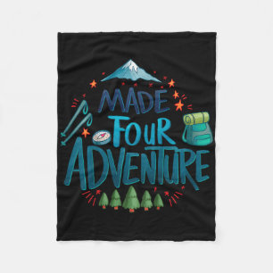 Kids Made Four Abenteuer 4. Geburtstagsfeier Campi Fleecedecke