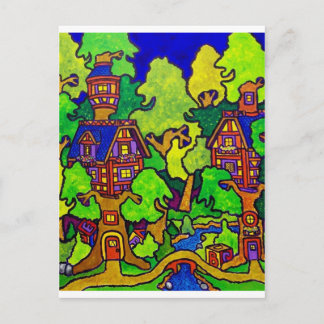 Kids Magic Treehouse Postkarte