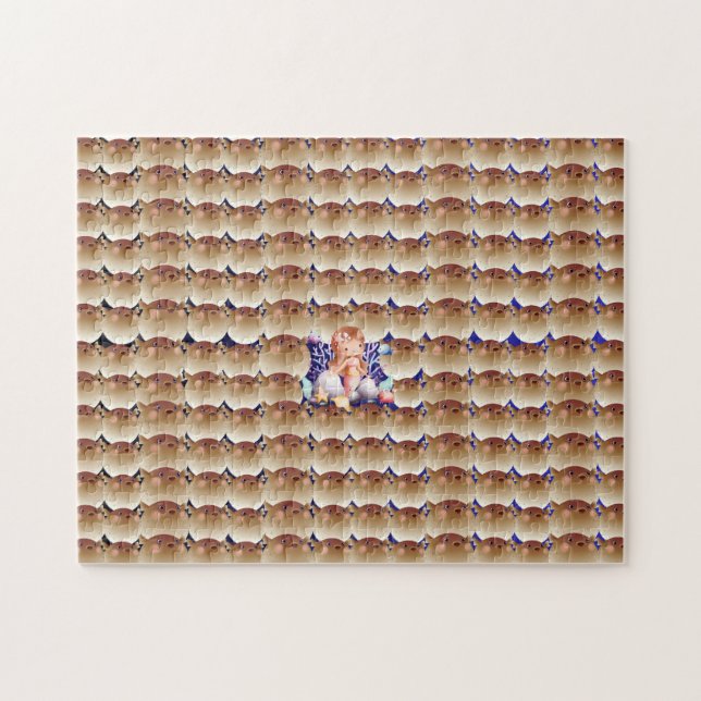 Kids magischer Meerjungfisch Puzzle (Horizontal)